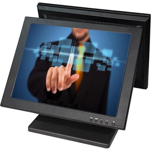 Dual screen computer pc monitor LCD/LED touch screen monitor dual screen TFT diaplay