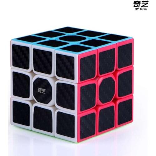QiYi Warrior W 3x3x3 carbon fibre Professional Magic Cube Competition 3x3 Speed Puzzle Cubes Toys For Children Kids Best Gift
