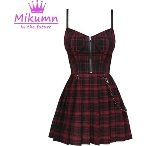 Летние платья в клетку Mikumn China At AliExpress