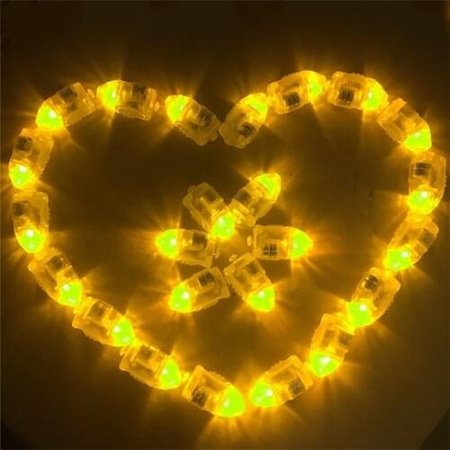 Mini Colorful Bullet Balloon Lights LED Flash Lamps 10Pcs Paper Lantern Plastic Glow Flash Wedding Party Decoration