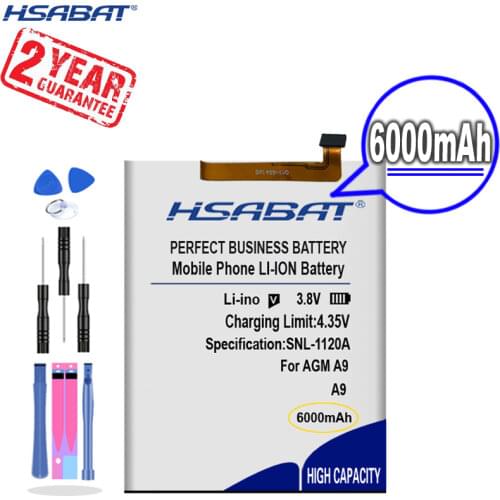 New Arrival [ HSABAT ] 5800mAh Replacement Battery for AGM A9