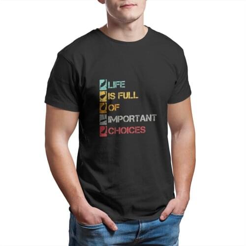 Life Is Full Of Important Choices for Golf PlayerT-Shirt Essentials Custom Black Vintage Oversized Tshirts 13518