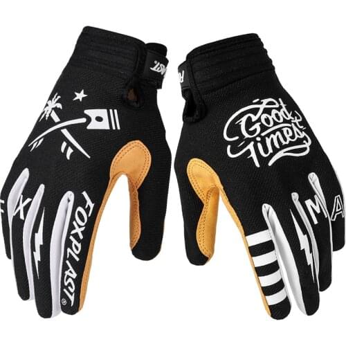 HRC Air ATV DH MX Motorcycle Gloves GP BMX MTB Motocross Country Racing Professional Downhill Riding Gloves Bike Glove Yellow