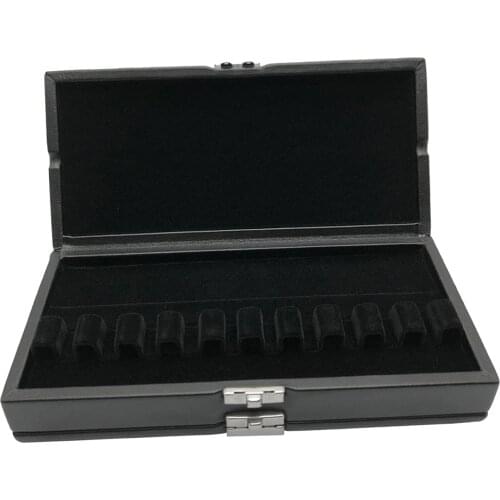Premium Wooden Oboe Reed Case with Hygroneter Soft Slot Reed Storage Box