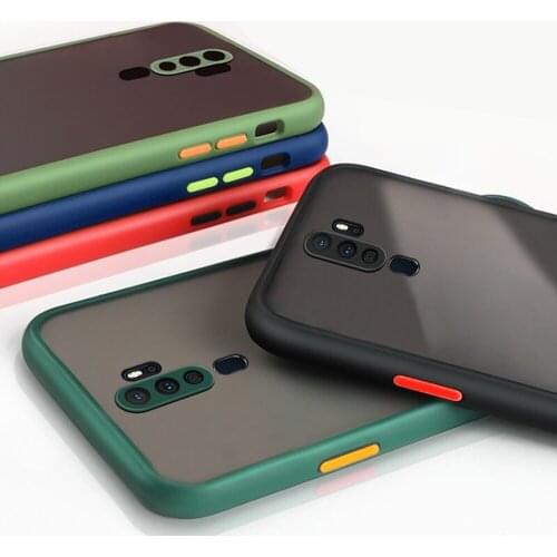 Shockproof Armor Matte Case For Oppo A5 2020 A9 2020 Soft Hard PC Cover For Oppo A11 A11X Silicone Bumper Phone Cases