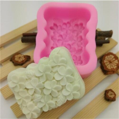 Silicone Baking Tools Gardenia Flower Shape Cake Molds Fondant Cake Chocolate Candy Jelly Soap Mold Pastry Baking Appliance