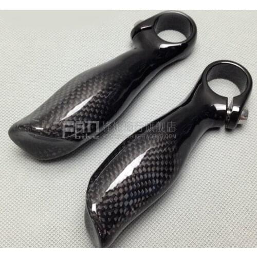 Ultra-light carbon fiber mountain bike bar ends mtb cycling bicycle parts handlebar bar end matte or glossy