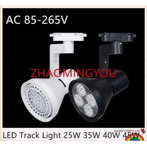 YON 2PCS LED Track Light 25W 35W 40W 45W LED PRA30 Lights spotlight For Kitchen Fixed Clothing Shoes Shops Stores Track Lighting
