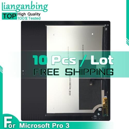 10PCS NEW LCD For Microsoft Surface Pro 3 (1631) LTL120QL01 TOM12H20 LCD Display Touch Screen Replacement For Surface Pro 3