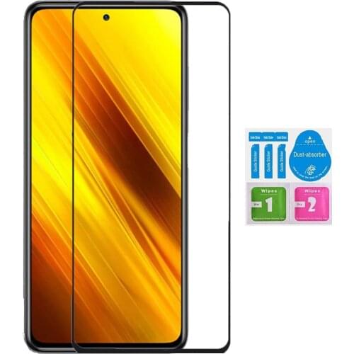 1x Xiaomi little X3 Nfc Compatible tempered glass Protector full screen LCD Kit - GMOBILS