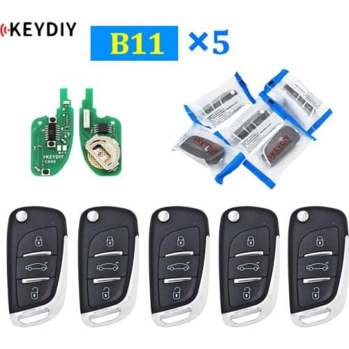 5Pcs/Lot KD900 KD900+ KD200 URG200 Mini KD KD-X2 Remote Control 3 Button Key DS Style B Series Remote Car Key Fob B11