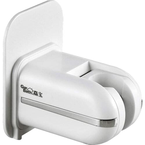 GarBath Plastic Adjustable Handheld Shower Head Holder Bracket Adapter,Waterproof,Wall Mounted,Universal Showering Components