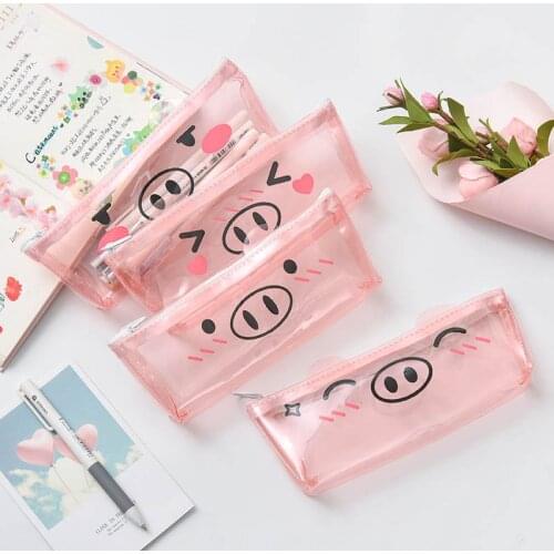 HEYEJET Transparent Pencil Cases