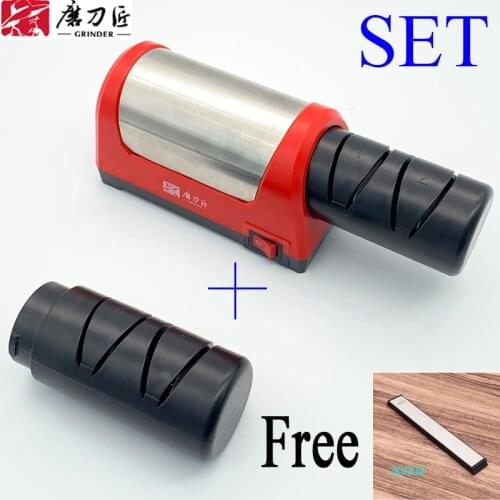 Hot 18 degree Electric Knife sharpener professional kitchen sharpening stone diamond apex edge blade grind machine sharp tools