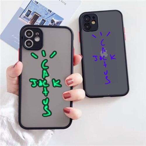 Cactus jack Phone Cases Matte For iPhone 12 Mini 11 Pro XR XS Max 7 8 Plus X Hard PC Back Cover