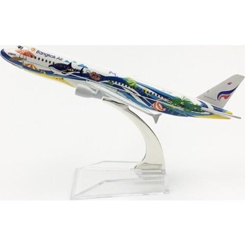 16CM 1:400 Scale Airbus A320 Airplanes model Thailand Bangkok Fish airways airlines Diecast alloy aircraft plane collectible
