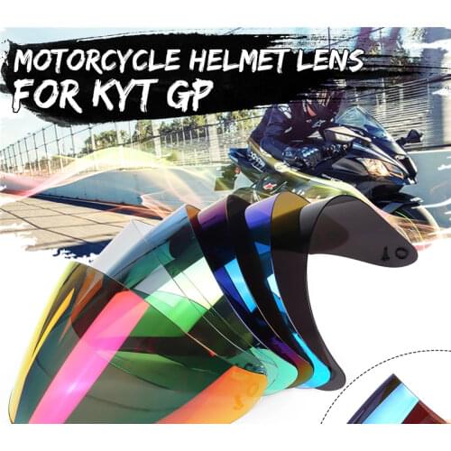 Motorcycle Helmet Lens Visor Full Face Motocross Shield Sunscreen Lens Visor for KYT GP Motorradhelm Visier Passt for KYT GP