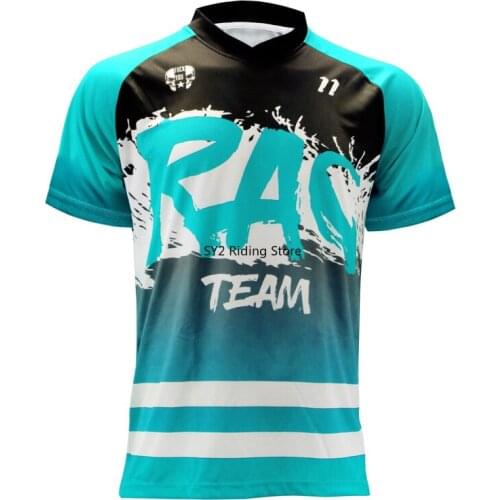 MTB Mountain Bike Motorcycle Cycling off-road shirt male breathable NEW Racing Downhill short sleeve