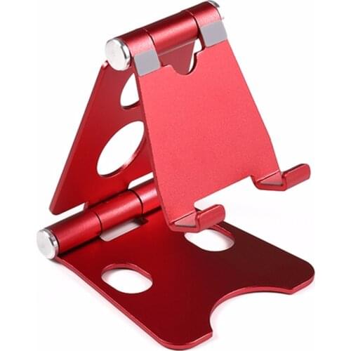Adjustable metal Desktop Tablet Holder Table Foldable phone stand Mobile Phone Holder Stand For iphone iPad Samsung Huawei