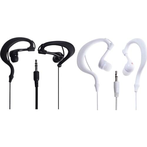 3.5mm Earhook Sport Waterproof IPX8 Earphone Headphone for iPod MP3 Player