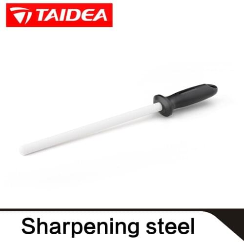 TAIDEA 8/10/12inch sharpening rod kitchen Diamond Ceramic sharpening steel fast Grinder Professional sharpener sharpening system