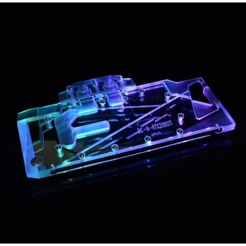 Syscooling GPU Water Block for ASUS TURBO-RTX2080-8G Gaming Full Cover Graphics Card water cooler