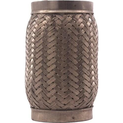 Stainless 3"x 6" Pipe ble Exhaust With Internal Corrugated Pipe