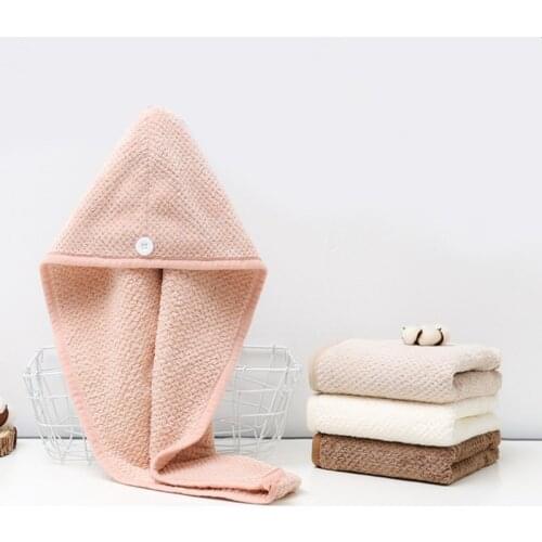 Women Towels Bathroom Microfiber Rapid Drying Hair Towel Bath Towels For Adults Spa Shower Cap