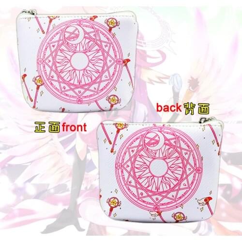 1pc Anime CARDCAPTOR SAKURA Coin Bag Penny Bag Change Purse