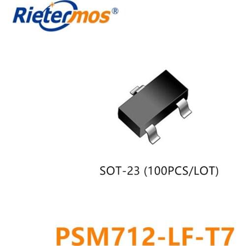 100PCS PSM712-LF-T7 PSM712 SOT-23 ORIGINAL