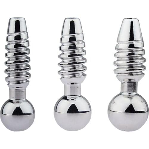 2021 LHD002 Thread Design Stainless Steel Penis Plug Tube Sounds Urethral Stretcher Catheter Dilator Sex Toys for Men Adult Game