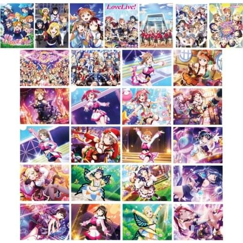 30style Choose Classic Love Live School Idol Anime Manga PICTURE Art Film Print Silk Poster for Your Home Wall Decor 24x36inch