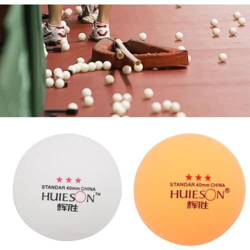 50Pcs 3-Star Standard 40mm Table Tennis Ping Pong Balls Indoor Games Hot F2TC