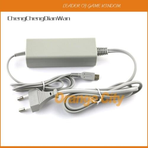 ChengChengDianWan 3pcs 8pcs 20pcs EU plug AC adapter Wall Charger Power Adapter for WII U WiiU Gamepad controller