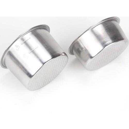 51mm Filter Basket Stainless Steel Coffee Machine Filter Single Layer For DeLonghi Coffee Maker Bottomless Portafilter Accessory