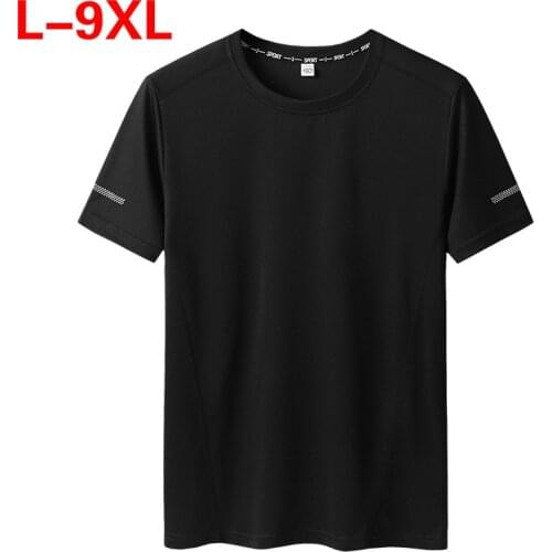 T Shirt Men Plus Size Men T Shirts 6 Xl 7xl 8xl 9xl Large Size Black White Basic Summer T-shirts Oversize Hip Hop