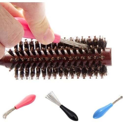 Hair Comb Cleaning Claws Mini Comb Hair Brush Cleaner Plastic Comb Remover Tool Comb Embeded Clean Tool