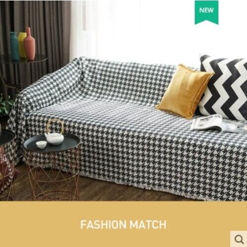 GY4117 Papercranes Geometry Deer Blanket Sofa Decorative Slipcover Stitching Blanket Rug