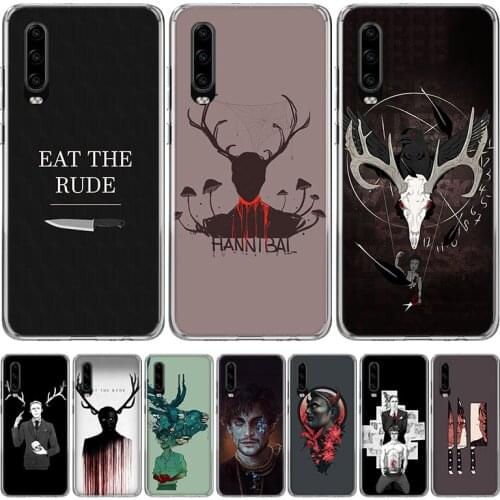 Hannibal eat the rude Phone Case for Huawei P30 P40 P20 P10 Mate 20 10 30 Lite Pro P Smart Z Plus + Art Luxury Cover Coque