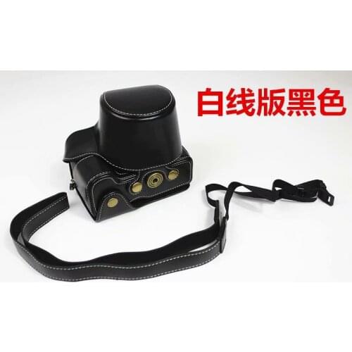 Leather Case Camera Bag Case Bottom Opening Version Protective Half Body Cover Base For Sony A7C LCE-7C