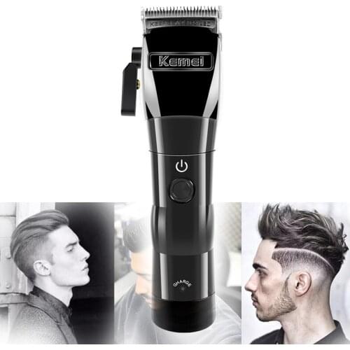 Kemei Electric Hair Clipper Rechargeable Shaver Beard Trimmer Professional Men Hair Cutting Machine Beard Barber Hair Cutting