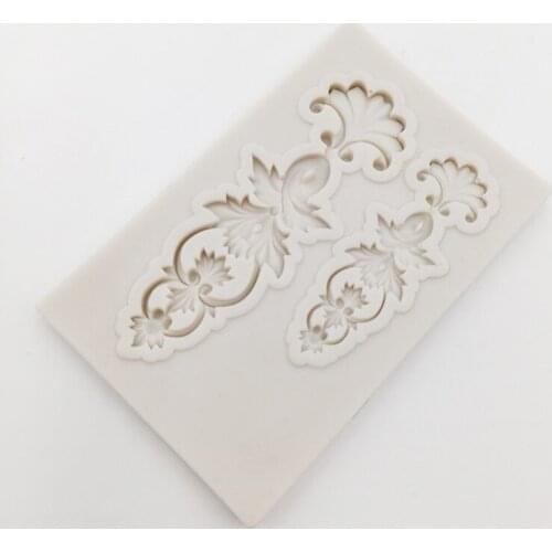 Minsunbak Classic Embossed Textured Silicone Mold DIY Cake edge Decoration Tool Chocolate Gumpaste Mold Sugarcraft