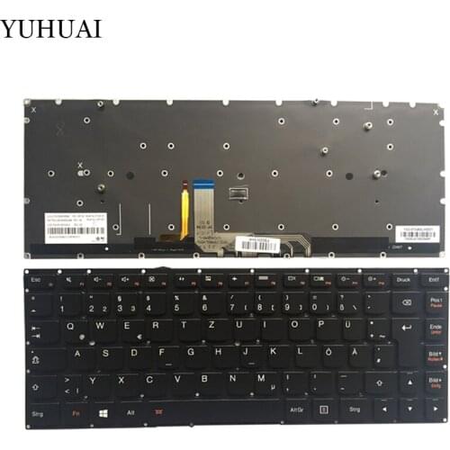 NEW for Lenovo ThinkPad Yoga 4 PRO Yoga 900 backlit German GR Laptop Keyboard