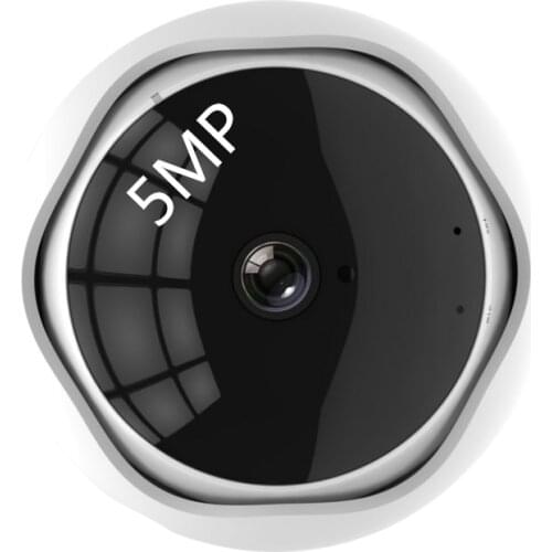 5MP XM 360 degre Panoramic Camera IP Wireless Network WiFi Fisheye Security IP Camera Built-in MIC wifi camera