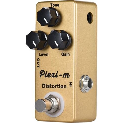MOSKY Plexi-m Electric Guitar Pedal Distortion Guitar Effect Pedal Full Metal Shell True Bypass Guitar Parts & Accessories