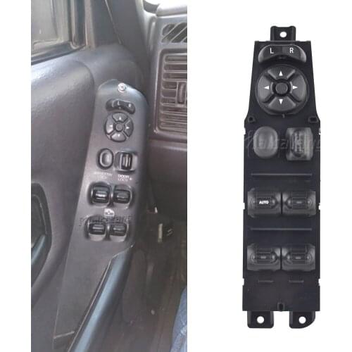 56009449AC Power Window Master Control Switch XJ Series Left 4 Door for Jeep Cherokee 4 Door 1997-2001 1998 1999 2000 68171681AA