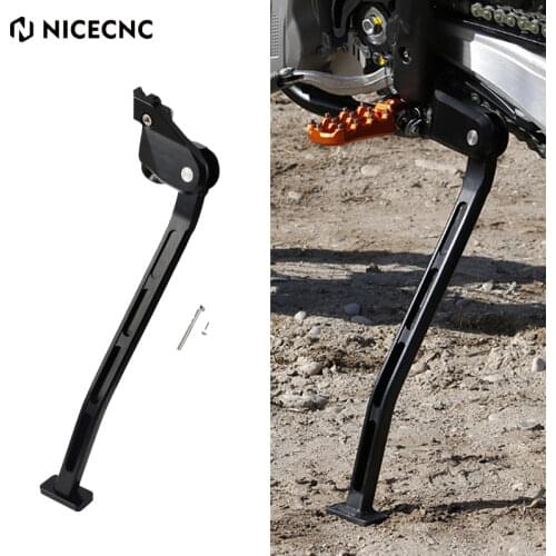 NICECNC Dirt Bikes Kickstand Kick Side Stand For KTM SX 125 150 250 250 350 450 SXF 2016-2021 250 SX 2017-2021 For HUSQVARNA FC