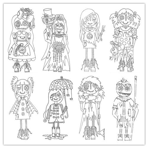 Corpse Muppet Transparent Clear Silicone Stamp Seal DIY Scrapbooking photo Album Decorative C0610