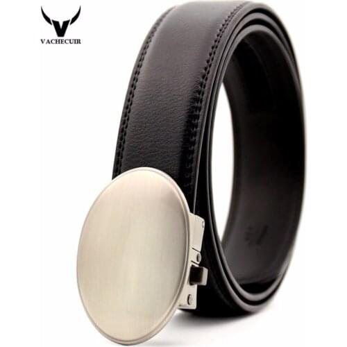 New Designer Mens Belts Luxury Man Fashion Genuine Leather Cowskin Belt for Men High Quality Automatic Buckle Male Waist Strap