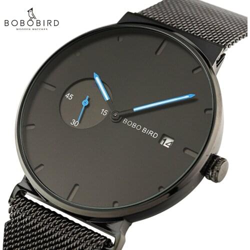 Bobo Bird Luxury Mens Watch For Man 2020 Fashion Quartz Wrist Watches Customize Male Watch Luminous Hands Timepieces Clock